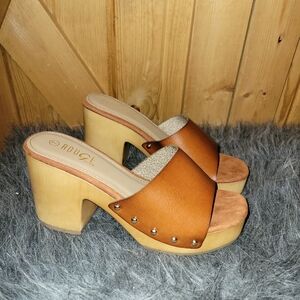 Rouge Helium  Woody 06 Sandal Heels Womens Size 7